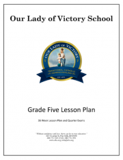 Lesson Plans – Grade 05 (Bundle)